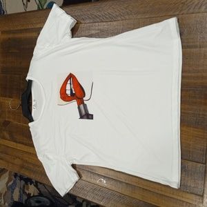 NOVELTY  T-SHIRT LARGE WHITE